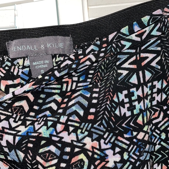 Kendall and Kylie high slit maxi skirt multicolor Jenner kardashian - Picture 5 of 5